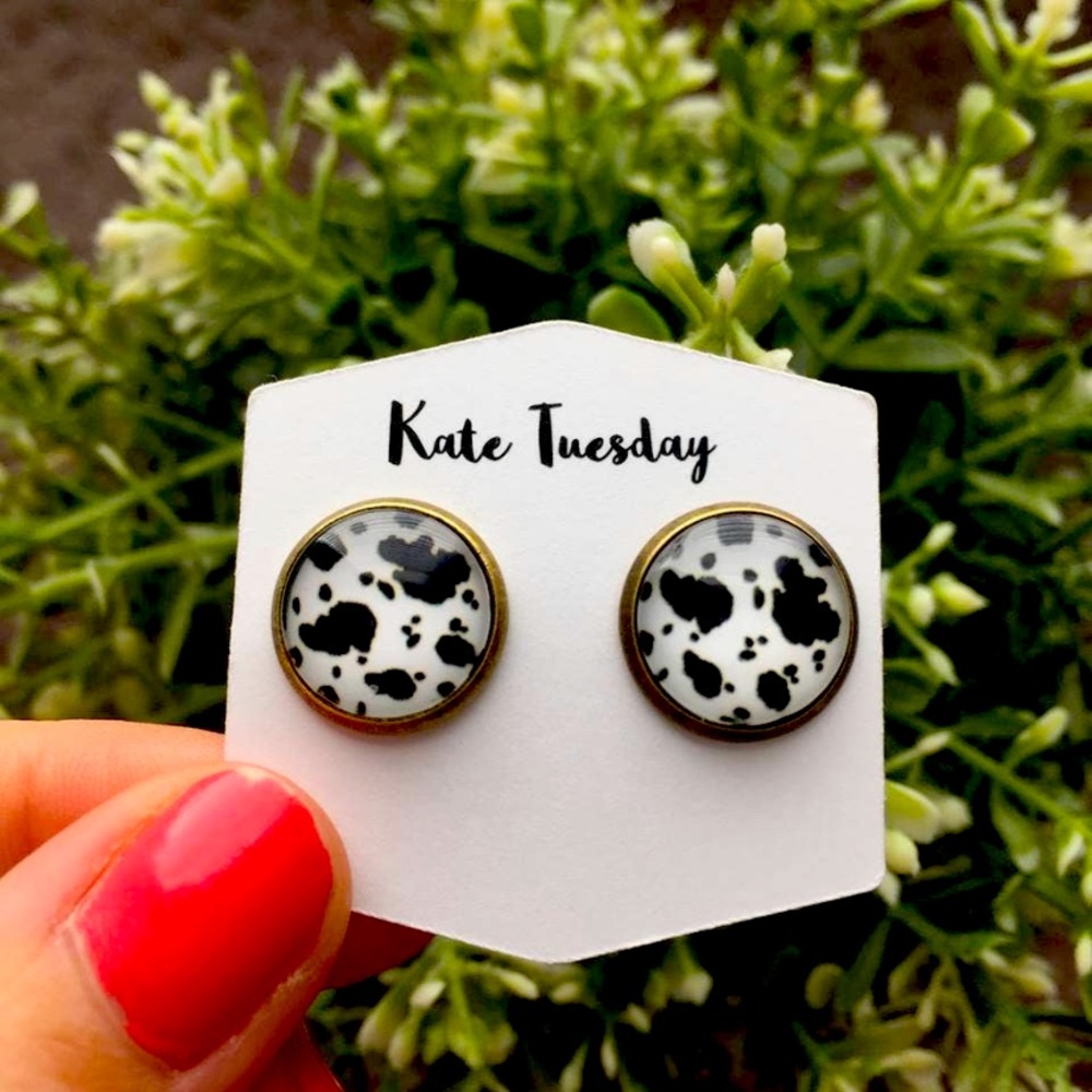 Cow Earrings
